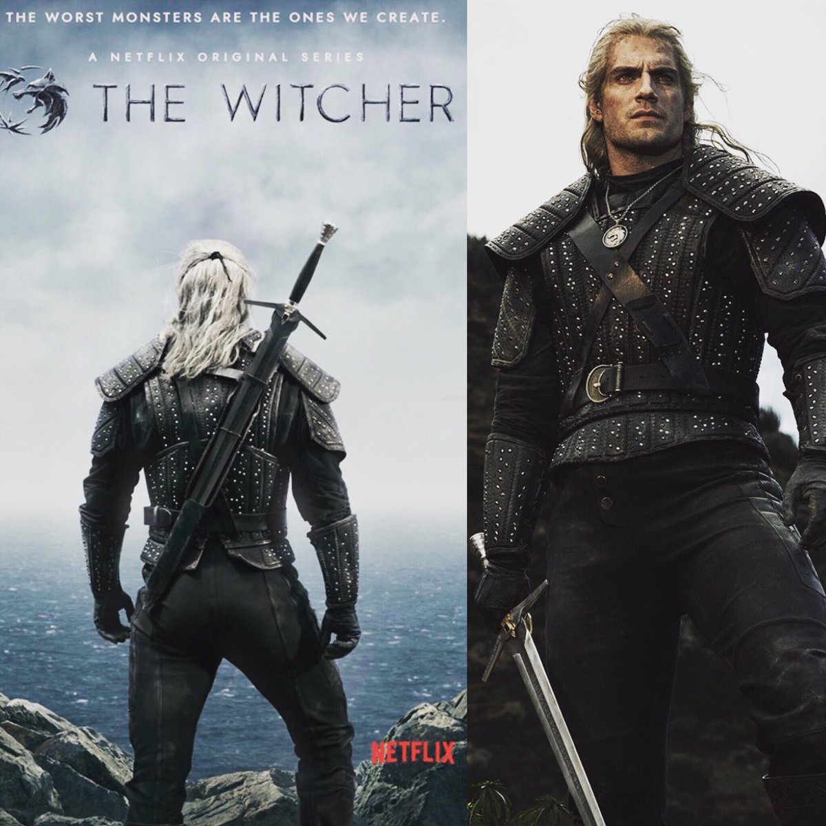 koguma75's tweet photo. Henry Cavill ça passe bien dans Thé Witcher quand même ! #thewitcher #netflix https://t.co/RHW8uDEkRA