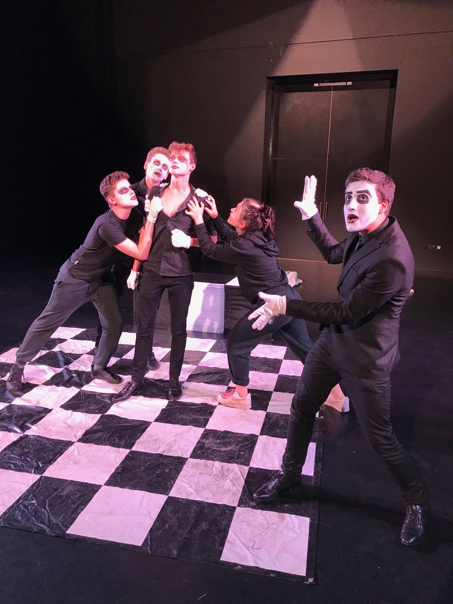 bgsdrama's tweet photo. Year 10 Drama pupils rehearsing for their exam performances. Please come and support tomorrow 4pm in the Theatre. https://t.co/FgnPGjNmu5