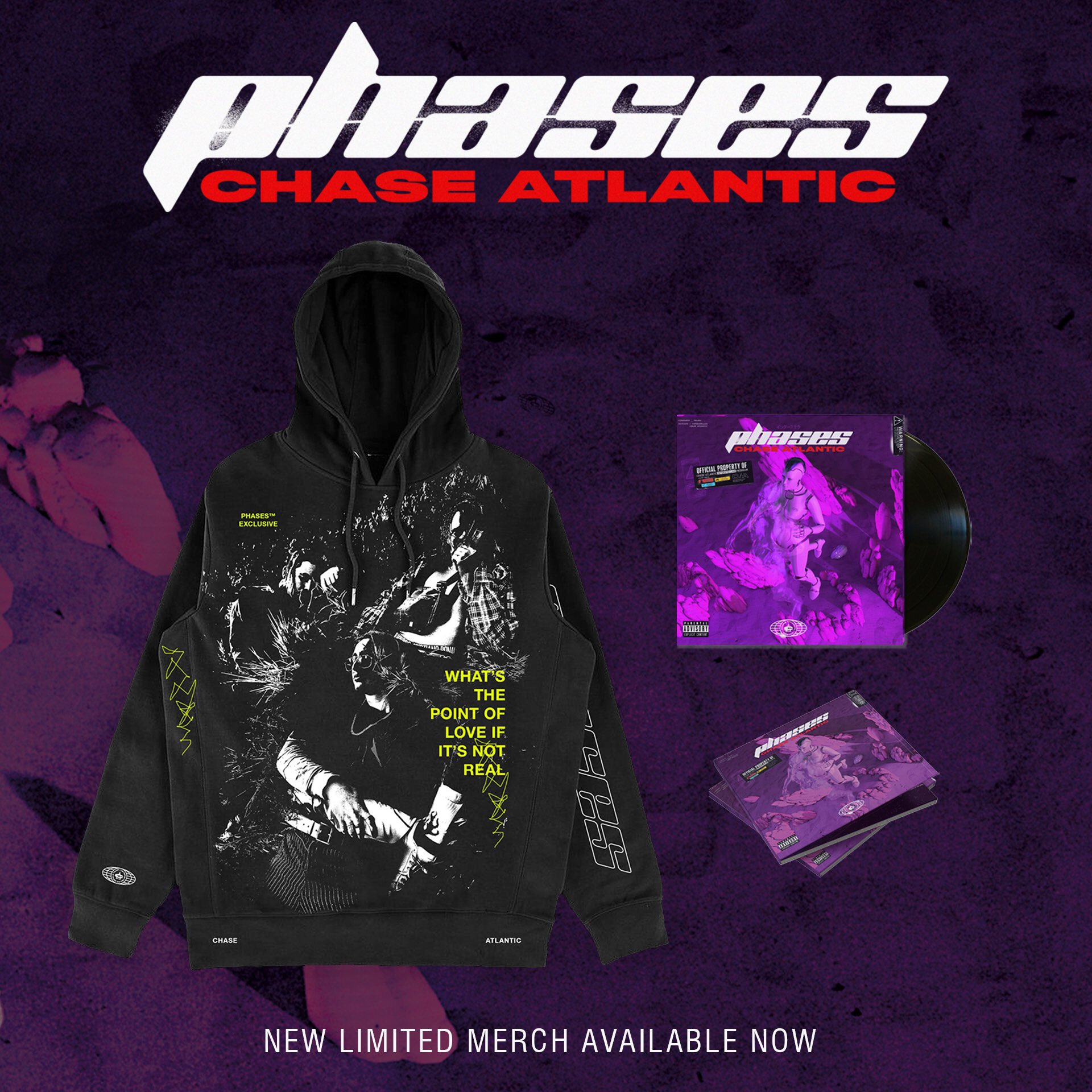 CHASE ATLANTIC on X NEW LIMITED EDITION HOODIE. ONLY AVAILABLE UNTIL JULY 12 https t CQ28gZ4FPg https t blaT7XYU7G X