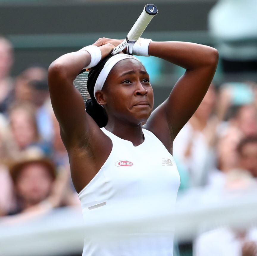 ChrisJoseTV's tweet photo. Congrats, Coco! A huge #Wimbledon win for Atlanta-born teen, Coco Gauff! She grew up idolizing Venus Williams – today she defeated her hero in straight sets. https://t.co/wYBYGypX49 https://t.co/Ybz7m7DaJK