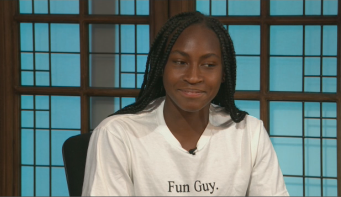 15 year old Cori Gauff just upset Venus Williams and is now rocking the Fun Guy tee!! #LEGEND