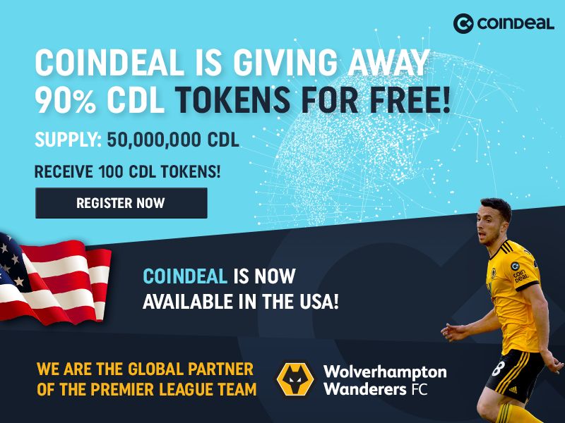 BlockchainWatc2's tweet photo. @CoinDeal_ is ecstatic about its Premier League sponsorship renewal and is celebrating it with a unique token release. #TokenSale #token #coindeal #IEO https://t.co/IKUk148kZG https://t.co/7borewnVE0