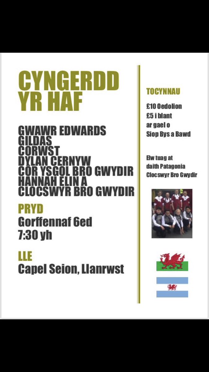 Hannah90755902's tweet photo. Dewch yn llu! Noson arbennig gyda @gwawredwards, @gildasmusic, @DylanCernyw, @CoRwst, @YsgolBroGwydir a mwy. 
Plis rhannwch @BBCWales @BBCRadioCymru @BBCCymruFyw @HenoS4C @carullanrwst @VenueCymru @VenueCymru_Cym @ysgdyffrynconwy @glasdirLlanrwst @bysabawd https://t.co/gC7K2PCbUr