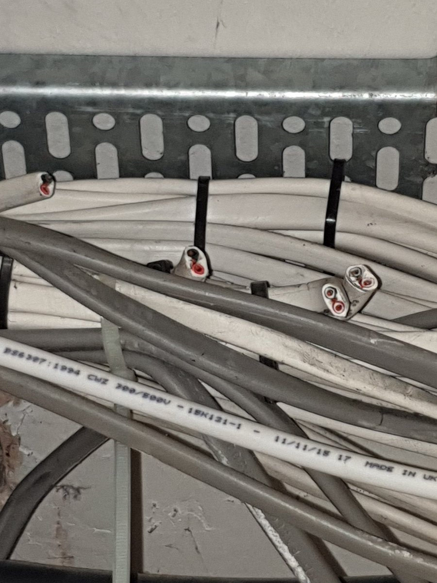 Was asked by a contractor to have a look at an electrical installation in London. as it was classed as satisfactory less than a year ago. Was sorry to tell him the bad news. Here are some of the photo's
We were given all the previous results and there was alot of limitations.