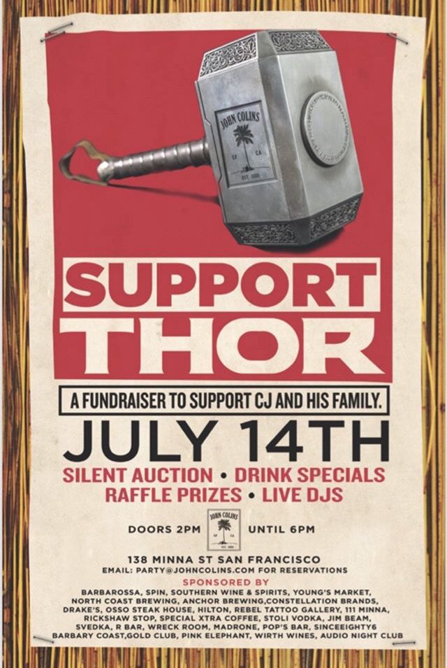 lottabacklund's tweet photo. My little brother suffered a ruptured aneurysm and is currently in a coma. If you are in the Bay Area next week, please join us at @JohnColins for a fundraiser to support him ❤️ https://t.co/5nk41EZ3n0 https://t.co/tH3gcYqx1Q