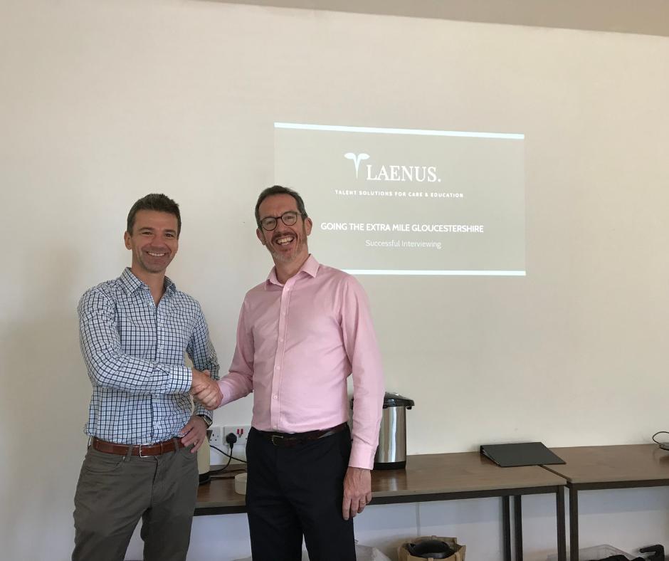 LaenusUK's tweet photo. A great end to last week with @reg_cobb @glosdeaf @GEM_glos to share ideas and discuss routes into the local jobs market. Thanks for having me and for concentrating in the heat! #recruitment #laenus #carerecruitment #educationrecruitment #digitalrecruitment #glosdeaf #GEM_glos https://t.co/Blj9IqAKYs