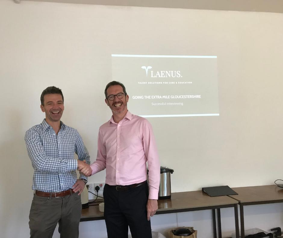 LaenusUK's tweet photo. A great end to last week with @reg_cobb @glosdeaf @GEM_glos to share ideas and discuss routes into the local jobs market. Thanks for having me and for concentrating in the heat! #recruitment #laenus #carerecruitment #educationrecruitment #digitalrecruitment #glosdeaf #GEM_glos https://t.co/Blj9IqAKYs
