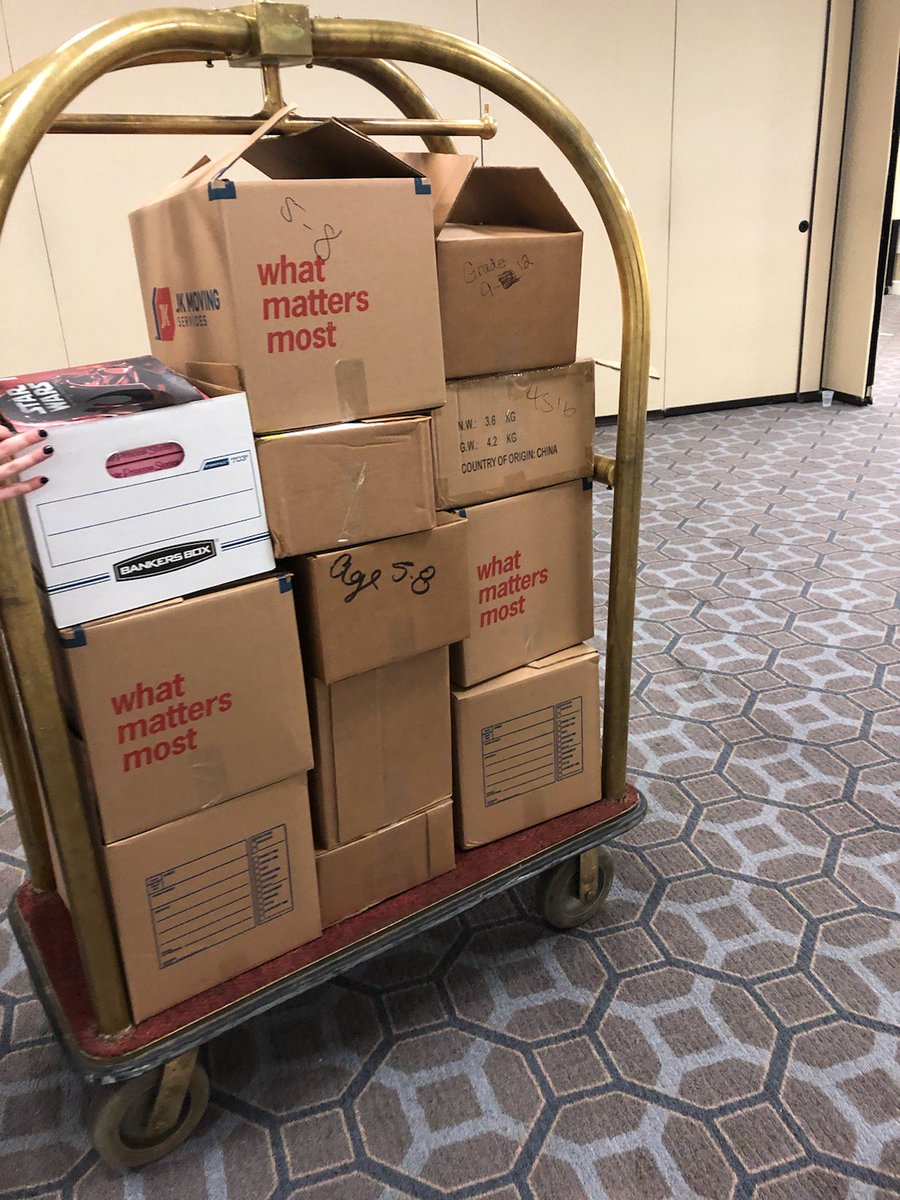 ftd5th's tweet photo. MORE books!! Thank you @FirstBook @pibetaphihq @jennymock  and I will make sure they get into our @FerdinandTDayES  Trailblazers' hands! #FTDSummer2019 https://t.co/GUAIKlGreV