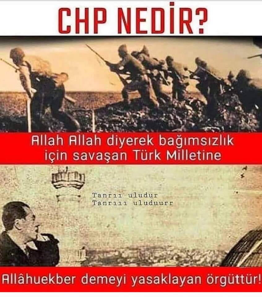 İçki içiyor. Zina yapıyor. Sapkınlığı destekler. Her türlü cinsel ilişkiyi destekler. Dini değerleri aşağılar. Sonrada Atatürk olmasaydı adımız yorgo olurdu diyor. Ulan sığır zikrin fikrin Yorgo olmuş ismin olmasa da olur. #CHP #Chpzihniyeti