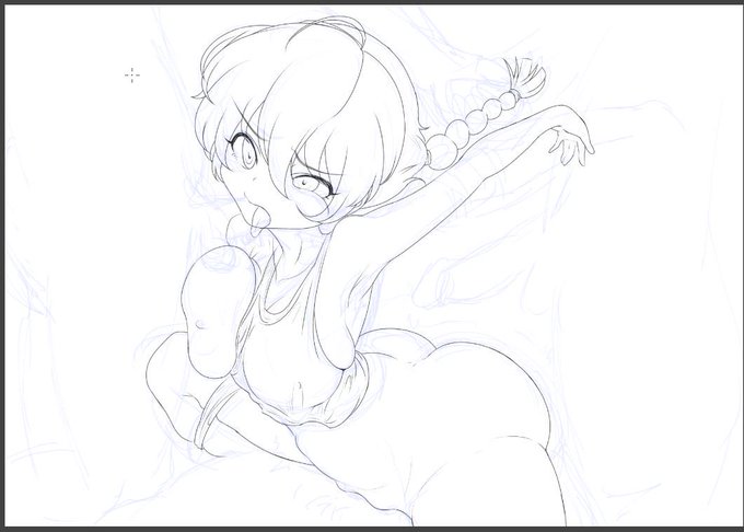 CG集の息抜きに女らんま描いてたらこっち描きたくなってきた😇 