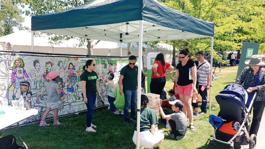 Come join us at the Lafarge lake #coquitlam celebrating Canada Day #community #event #CanadaDay <a href="/TD_Canada/">TD (Canada)</a>