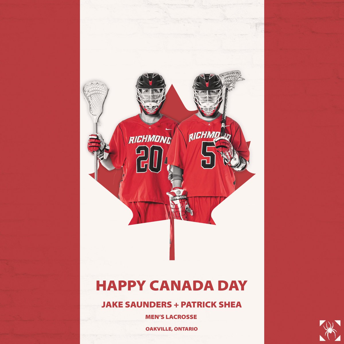 SpiderAthletics's tweet photo. Happy Canada Day from Spider Athletics 🕷🇨🇦 #OneRichmond https://t.co/X2jcdQWH8U