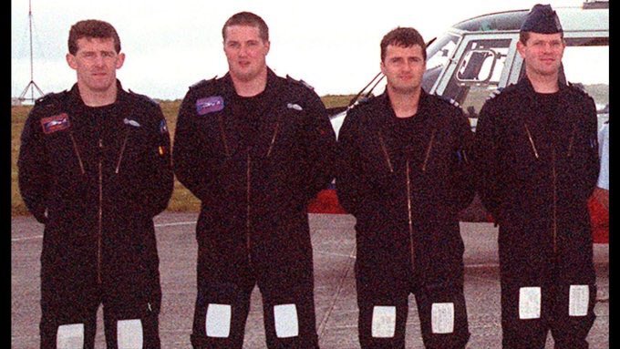 BrianEDempsey's tweet photo. 20 years ago tomorrow #Rescue111 crashed on the dunes of Tramore beach. They had trained for weeks beforehand above me in the skies of Waterford. It was a sad time and a huge loss to our nation and is fresh in my mind as is the loss of #R116. They gave their lives for us. #R111 https://t.co/jGGwOXkyCW