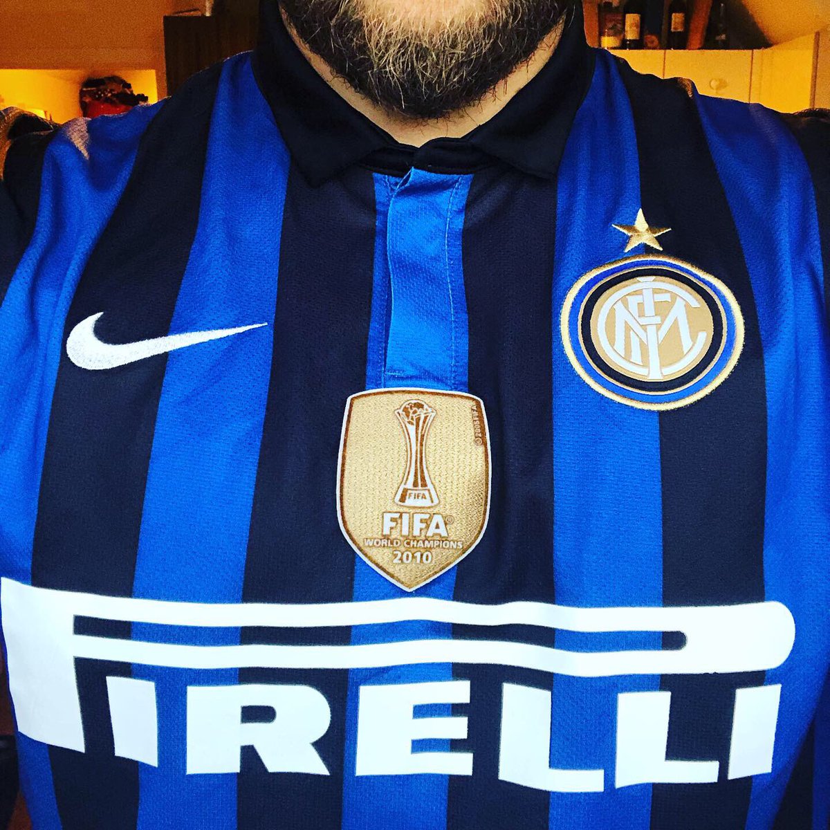 First post: @Inter, home jersey 2011-12Nike, officially licensed#8, GenoveseA graduation gift from my dad, an even bigger Interista than me. He ordered it himself online, as he went berserk with the extra badges (FIFA Club World Cup in front, UEFA Champions League on the arm)