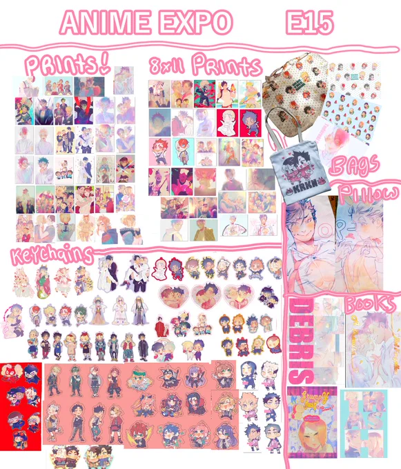 here is my very sloppy Anime Expo catalog 