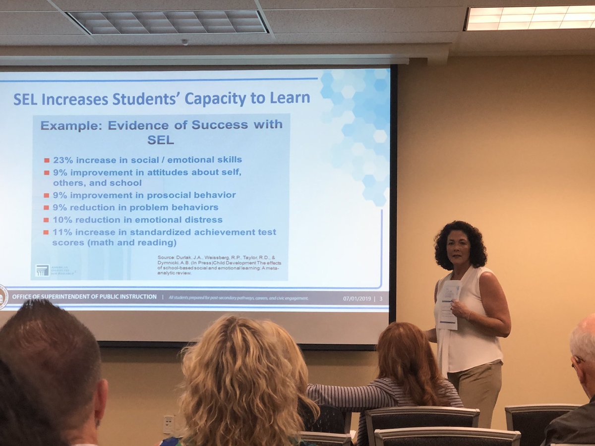 ranhea1751's tweet image. Why #SEL is so important #WASAAWSP19 Hearing updates from OSPI on state standards.