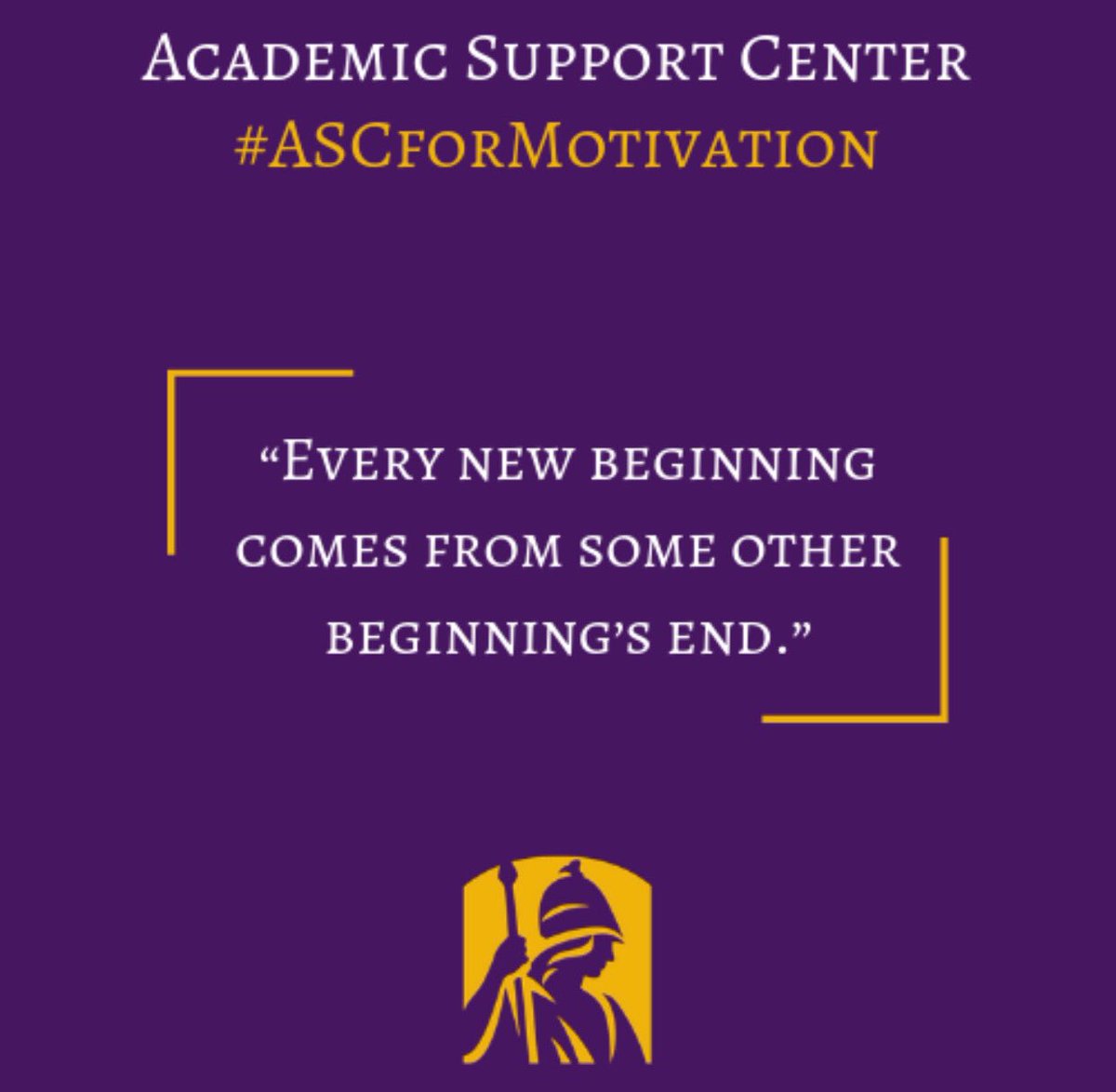 UAlbanyAdvising's tweet photo. Whenever you need some words of encouragement, don’t be afraid to #ASCForMotivation. 💜💛 #UAlbany https://t.co/trqvz7QhC6