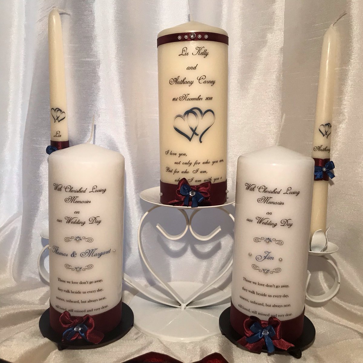 Aisle_Do's tweet photo. Hello everyone @WeddingChatIre Let’s kick this off tonight.... candles 🕯. #weddingcrafts Personalised #memorialcandles and #unitycandles #irishweddingchat #aisledo #busytweeters #weddingsupplier #weddingmusic #StartUpHourIrl #craftbizparty https://t.co/WZHO6zZxpe