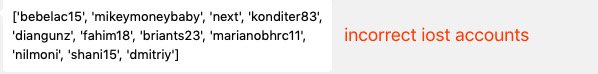 Congratulations 💐! 
The rewards of the first day has been delivered.
You can check the transactions here
iostabc.com

And for those who have left the incorrect account, dm us.
@jimmyzhong_iost <a href="/IOStoken/">IOST</a> <a href="/IOSToken_jp/">IOST JAPAN</a> <a href="/CryptoStache/">'Stache</a> @IOSToken_kr  #iost #iostnews #review