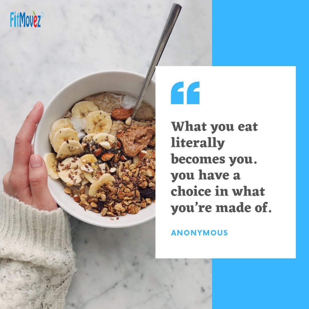 What you eat literally becomes you. you have a choice in what you’re made of.” Anonymous

☎️ 707-853-0837
🔗 fitmovez.com
#FitMovez #healthcoaches #HealthCoachingProgram #healthylifestyle #HealthAndWellness #GoodHealth #goodfood #healthylife #healthyliving