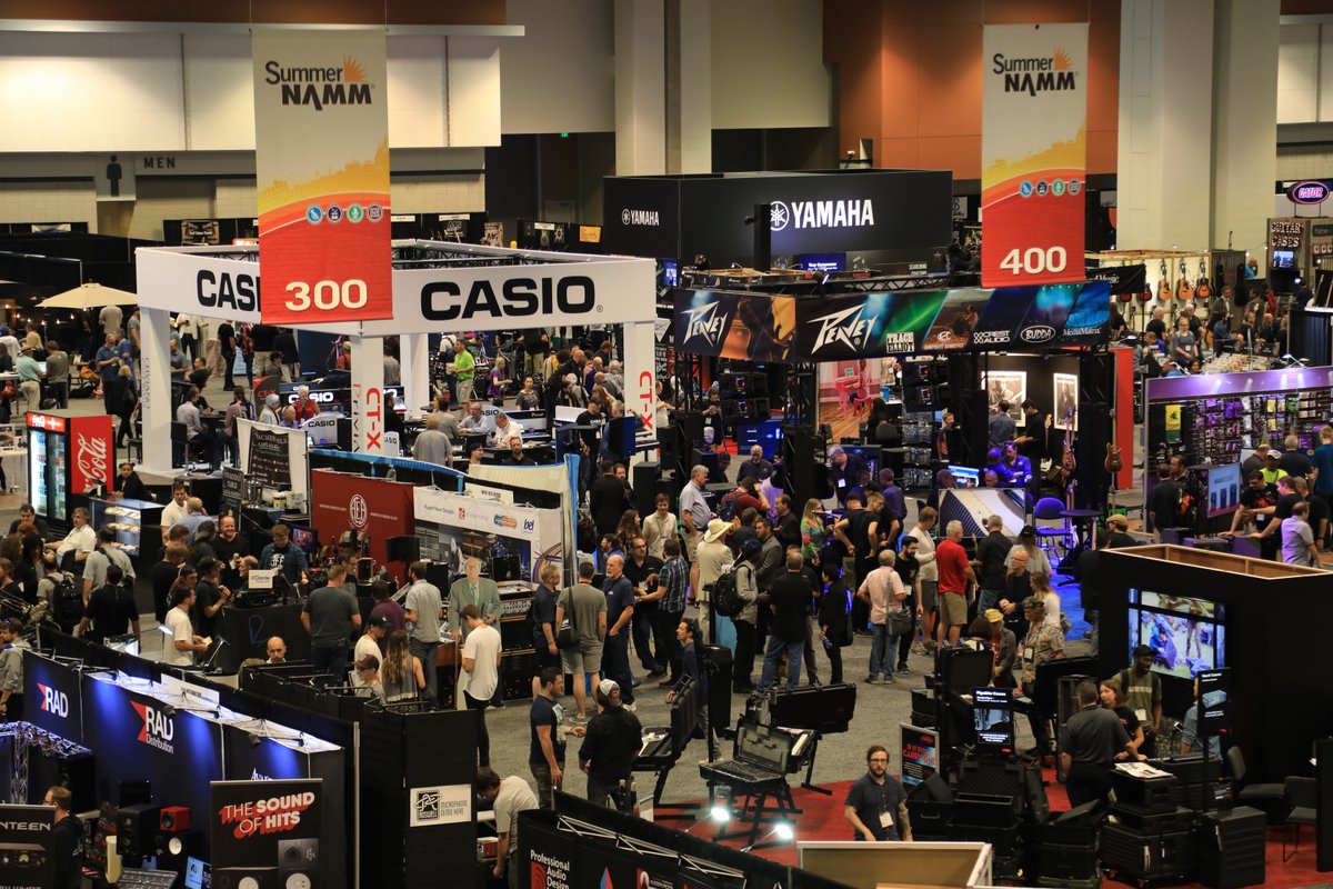 NAMMShow's tweet photo. ⚠️⚠️Tomorrow is the free badge deadline for #SummerNAMM! ⚠️⚠️ Register now for the mid year gathering of the music and pro audio tribes here: https://t.co/EhCBBcRSwc https://t.co/eeM07DRQbV