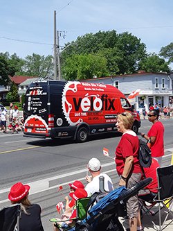 VelofixToronto's tweet photo. Wow - we just spent the day with hundreds of Torontonians at the East York Canada Day celebrations. Rode in the parade and then checked people's bikes at Stan Wadlow Park. #CanadaDay2019 #Bestplacetolive https://t.co/IKx6HoLWb1