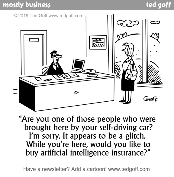 If you don't become our customer, I hope your car won't keep bringing you here every day.
#selfdriving #AI #computer #fun