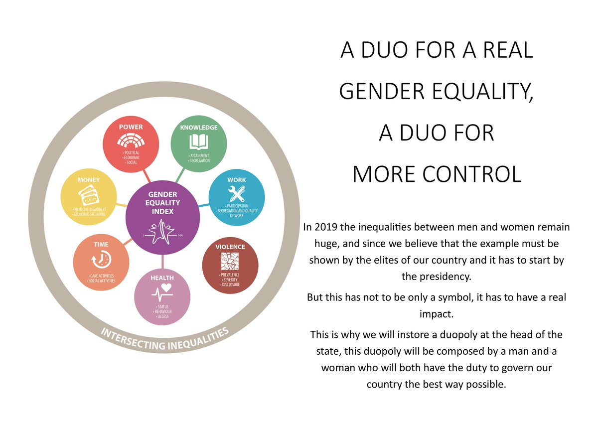 LoPrestiDupont1's tweet photo. A Duopoly for Genovia!
Discover here one of our measure to tackle gender inequality and to improve counter power in the state of Genovia.
#Genovia #Genovia19 #GenderEquality #Counterpower https://t.co/KTIVFy8TzA