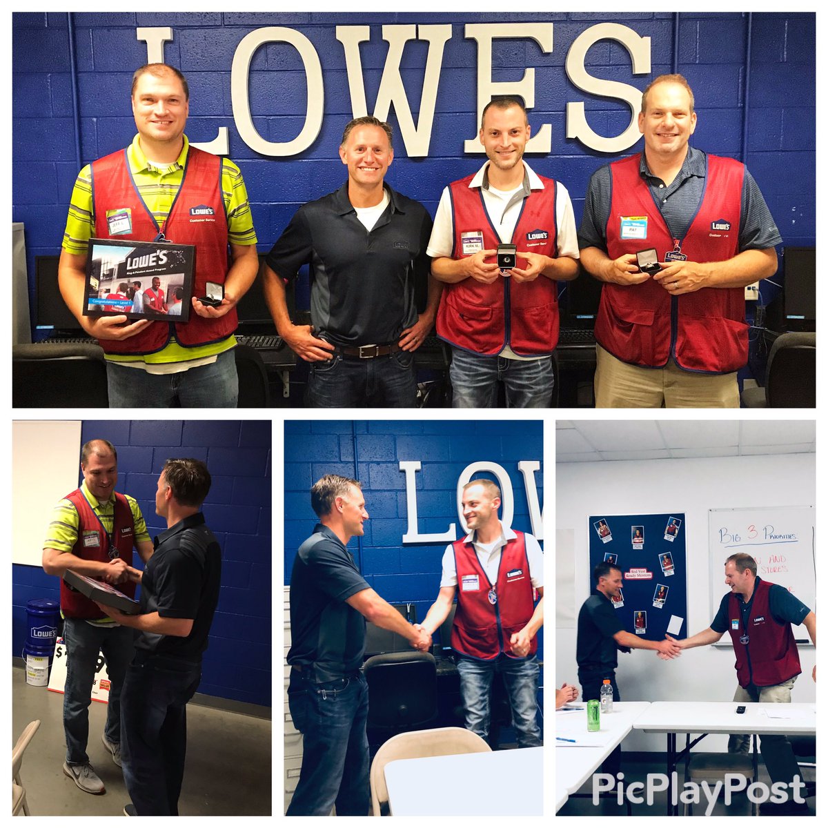 Celebrating 2319 accomplishments- so proud of this team!! #ringceremony #loweslife #together @HR4Connected @jvance1213 <a href="/marebear116/">Mare Castner</a> <a href="/matthew_krebs/">Matthew Krebs</a>
