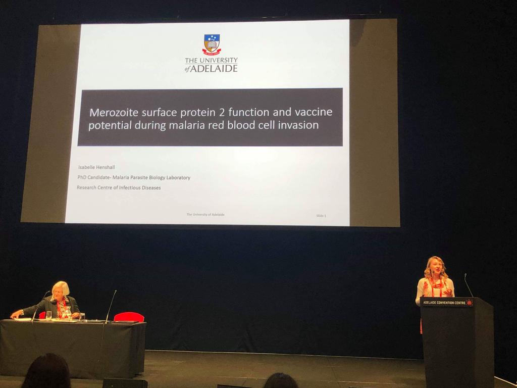 IssyHenshall's tweet image. Honoured and grateful to be given the opportunity to speak about my work yesterday in the #2019ASM Nancy Millis Student Session! Congrats to the other state winners on your amazing work and talks. Looking forward to the rest of the conference @AUSSOCMIC #Malaria #PhDlife