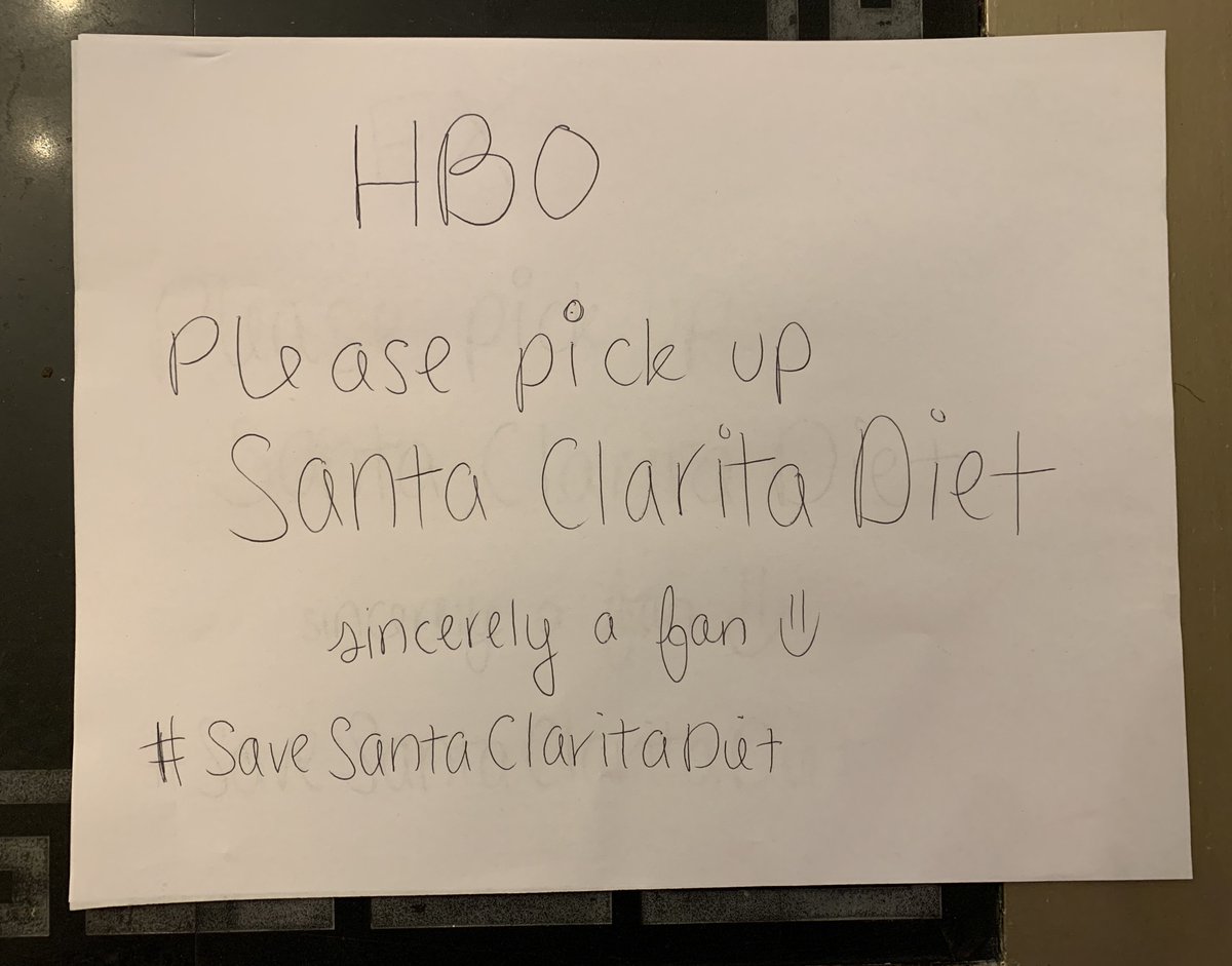 tiptoefireflyx3's tweet photo. Also, @HBO if you're looking for a unique dark comedy to have in your wonderful library, Santa Clarita Diet is that show. 215,000 people &amp; counting (more worldwide) ready to watch if you would be interested in picking it up for Season 4! https://t.co/dt9DWjt6GV