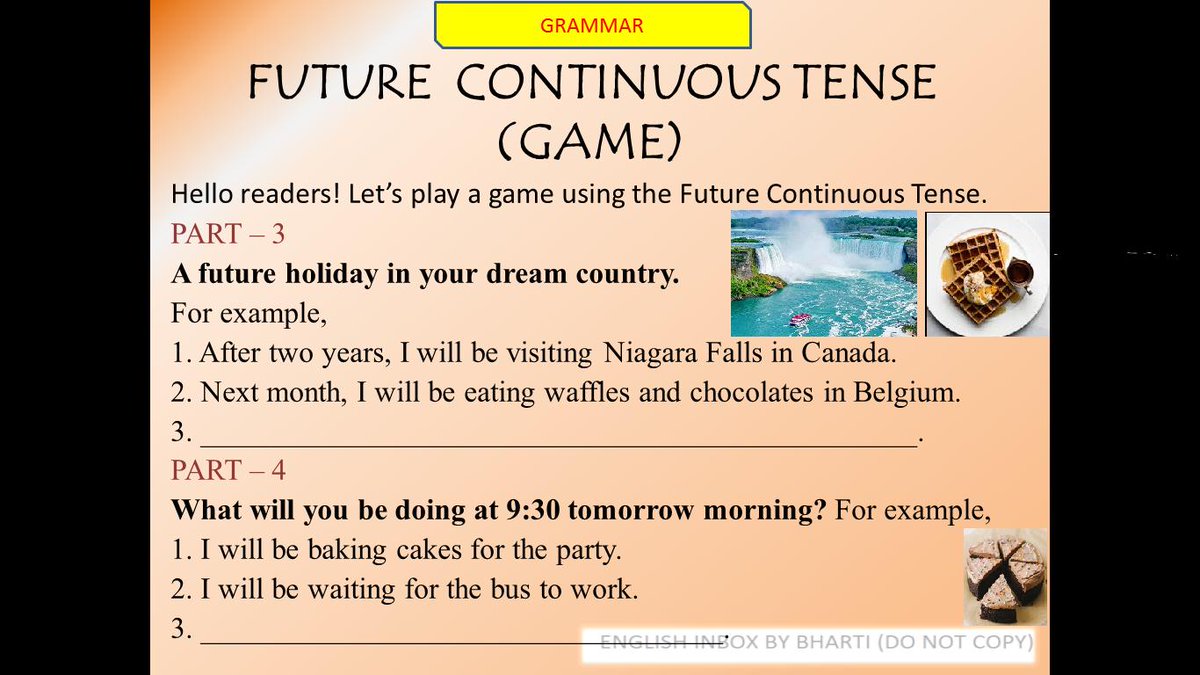 BGoldsach's tweet photo. #followenglishinboxoninstagram #englishinbox #followenglishinboxonfb #englishschool #englishclass #englishtips #shimla #canada #belgium #niagarafalls #futurecontinuous #futurecontinuoustense #futureprogressive #futureprogressivetense #hinditoenglish #translate #translation https://t.co/0hj8MCOZ3n