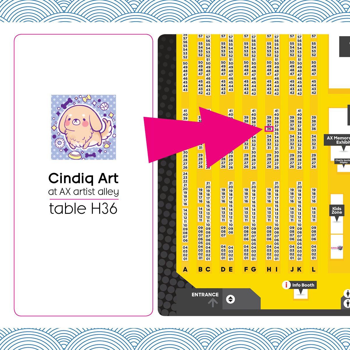 cindiqart's tweet photo. Here are some of my stuff for AX XD
#AXartistalley2019 https://t.co/8aPvryjFZT