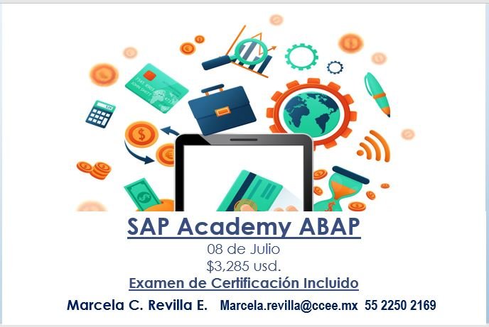 SAPcademymx's tweet photo. Academias funcionales SAP (FI, CO, ABAP, HR), Iniciamos 08 de Julio. https://t.co/eHLUwKkc7K