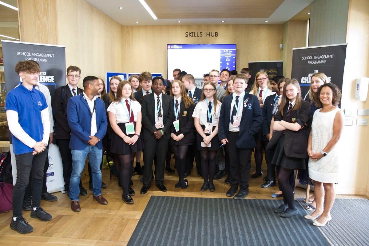 MindExplorers's tweet photo. So me and a couple of compadres did this thing called The App-Prentice Challenge in Aylesbury Schools over the last two weeks which culminated in the finalists presenting at #EntFest, The @PJFoundation event which was quite cool https://t.co/Xx395kvT6k https://t.co/4P9ke1Md64