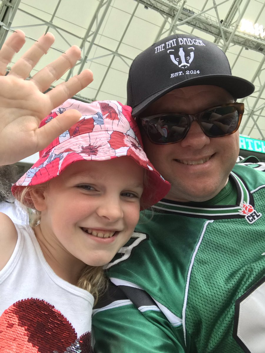 Enjoying the Canada Day home opener! #GoRiders #RidersLive #HappyCanadaDay