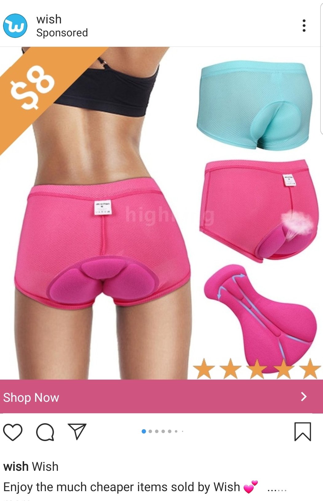 Ruby True on X: Wtf are these!? Fart filter underwear? I am starting to  feel like wish advertising is actually a Instagram comedy segment.   / X