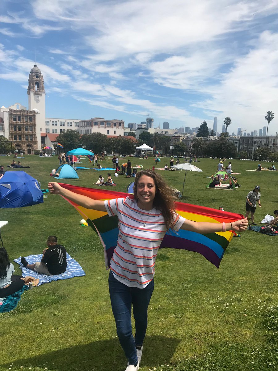 tjhellman's tweet photo. my BEST friend since 4th grade came out to her parents recently and just went to her first pride with her girlfriend and i’ve never been more proud to see someone grow so much😭😭 just look how happy she looks, you can’t tell me this isn’t everything❤️🧡💛💚💙💜 #lovewins https://t.co/hq97b0YCPP