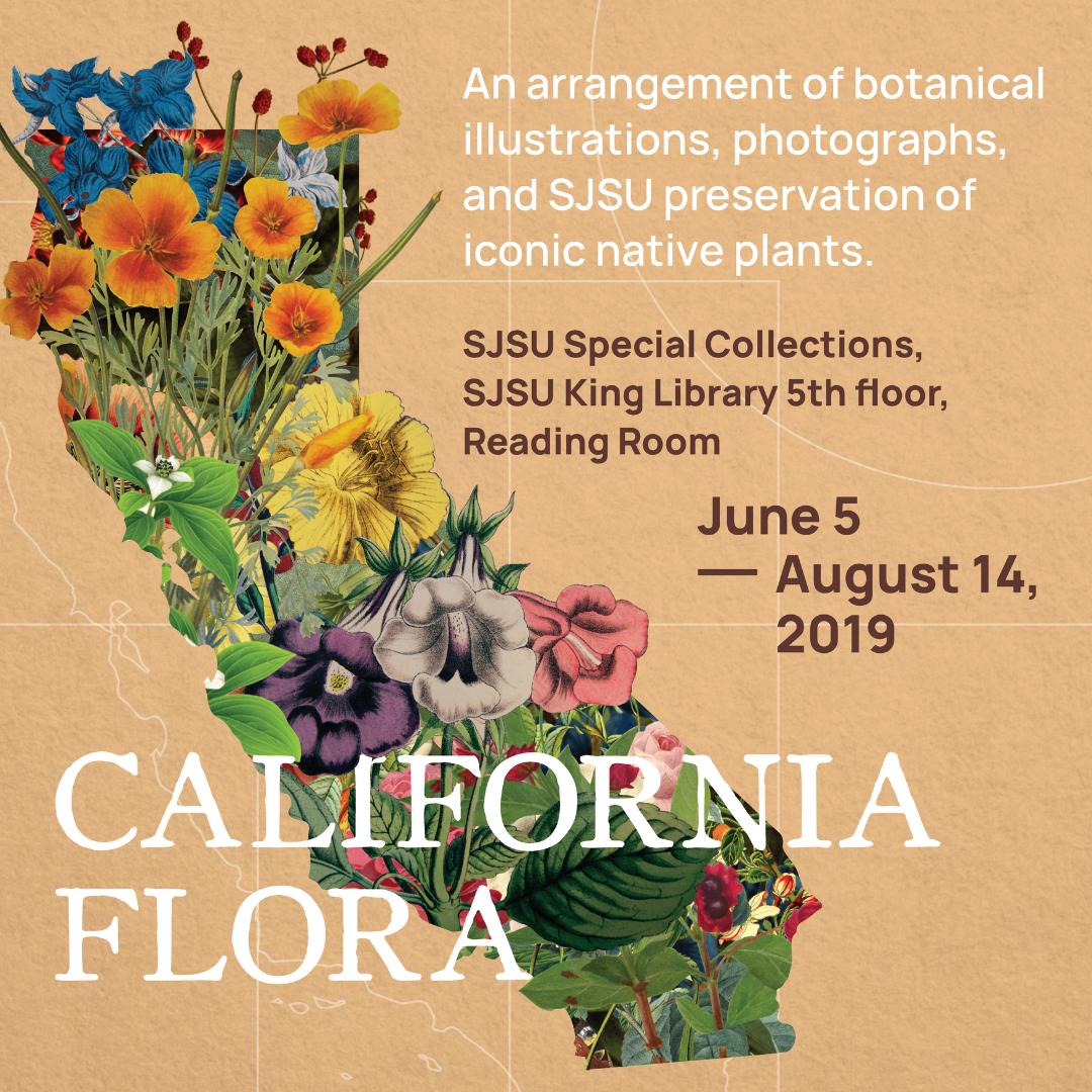 sjsulibrary's tweet photo. @SJSUSpeccoll's new exhibition, California Flora, showcases an arrangement of botanical illustrations, photographs, and @SJSU preservation of iconic native plants. #SJSUspecialcollections #californiaflora #exhibit #sanjose #california #sjsulibrary #sjsu #kinglibrary15 https://t.co/EypM3wZQK5