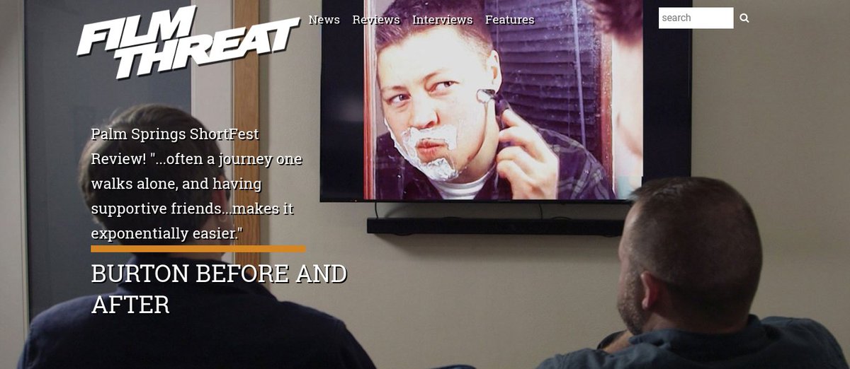 FilmThreat's tweet photo. “…documented her friend Burton Ford as he began the process of gender reassignment…” Alan Ng on the life-changing moments candidly captured in the @PSFilmFest short documentary Burton Before And After.
https://t.co/i3XM39YVBR #PalmSprings #ShortFest19 #PSFilmFest https://t.co/IFSsF1BGZO