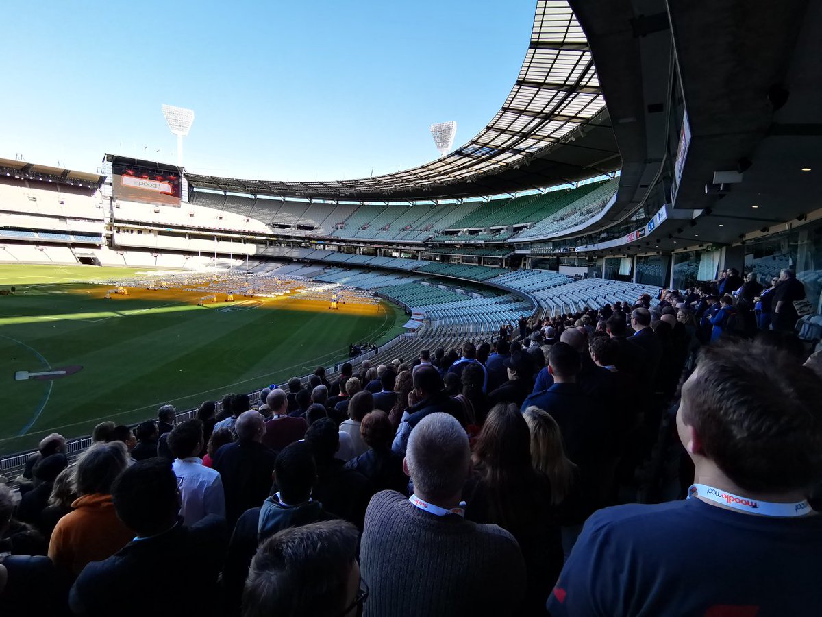 This is what you look like from the back. #MootAu19