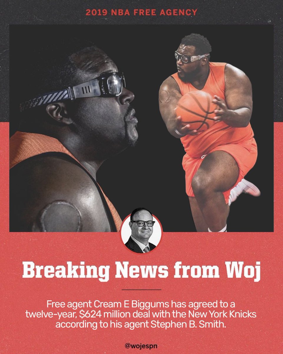 ***BREAKING NEWS*** Thanks for your hard work in getting this scoop <a href="/wojespn/">Adrian Wojnarowski</a> 

(EDIT: <a href="/jordanhagedorn/">jordanhagedorn</a>)