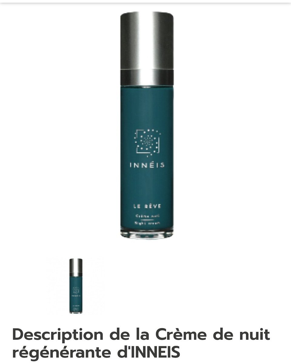 hvillegente's tweet photo. Nouvelle sélection avec @Monvanityideal pour testé la crème de nuit régénérante Le Rêve de @inneis_officiel merci je suis très contente. #CremeDeNuitRegeneranteInneis #cremedenuit #inneis #MonVanityIdeal #soin #peau #LeReve #beauté #influenceuse #influence #influencer #ln2007 https://t.co/fDX08nhmjT