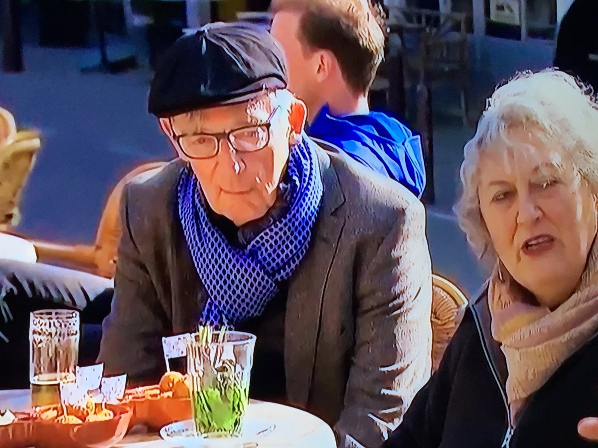 AmyJoGatt's tweet photo. Her: We’ve been together for 54 years. Him: Death just will not come  #TheBachelotette #TheBachelorette https://t.co/MShz3r4X4p