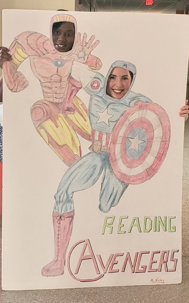 angelenaowens07's tweet image. SBA and IC showing off their  superpowers for Reading Avengers  at Collier. The power of learning! #2019ccsrtacamp #litnccs #cumberlandcoschool