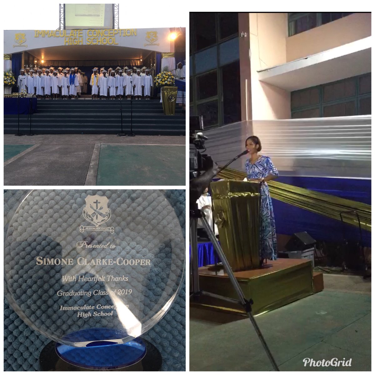 Had to have been one of the highest honours of my life. Giving the charge to the almost 300 ladies of the Immaculate Conception High School last night. As you make your way into the world, ladies, remember - redirected, never rejected! #AdAstra <a href="/ichsalumnae876/">ICHS Alumnae Assoc.</a>! Thank you!
