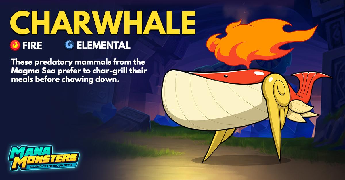 mana_monsters's tweet photo. 🔥 Check out Charwhale! This predatory mammal from the Magma Sea prefer to char-grill their meals before chowing down. 🔥

Watch out for their special attack *belly flop*, given the chance Charwhale will squish its prey flat like a burger pattie!

#gamedev #monsters #mobilegames https://t.co/lTuHpgYY0t