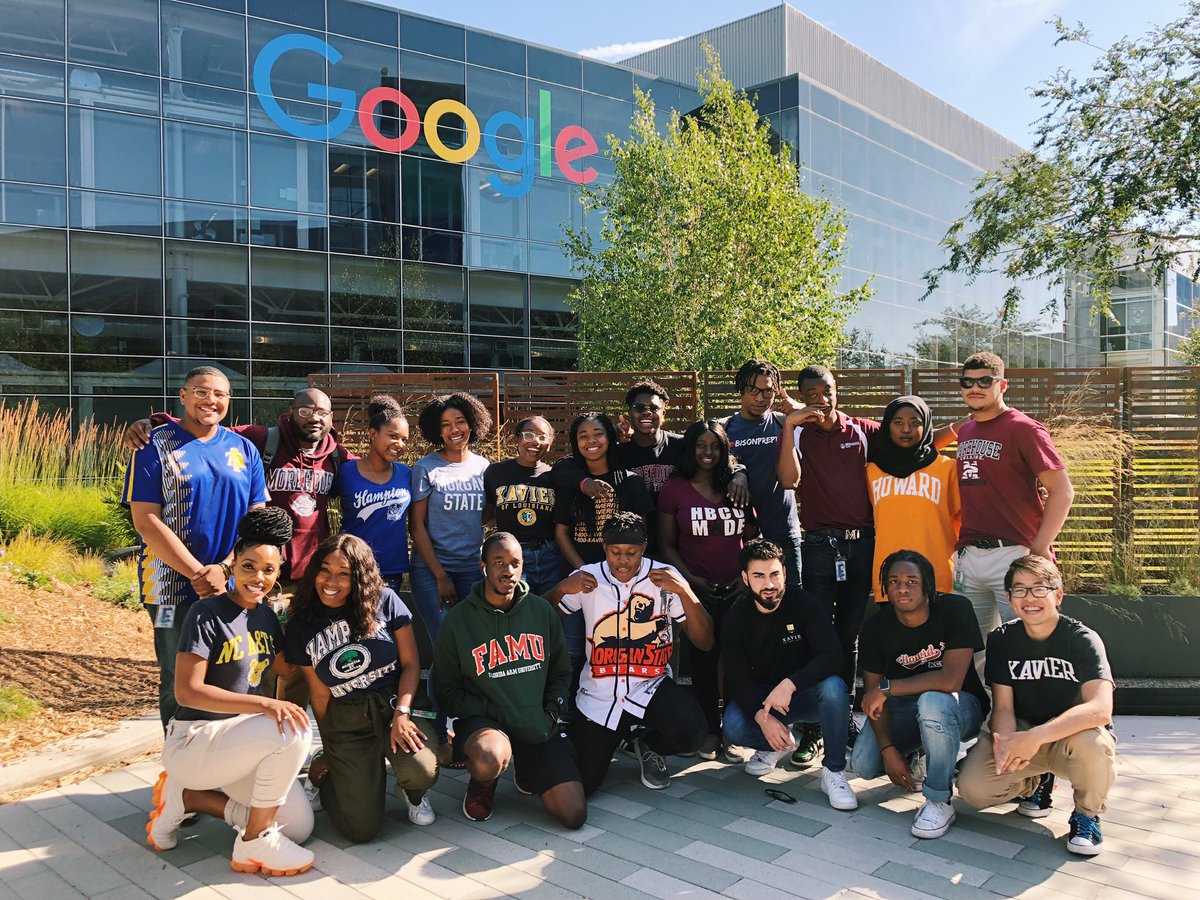 “HBCU’s don’t prepare you for the corporate environment”

We laugh. Look at all of these HBCU students interning at <a href="/Google/">Google</a> in the Bay Area this summer! Not only do our institutions prepare us, but we excel! Special shouout to #NCAT of course 🤩
