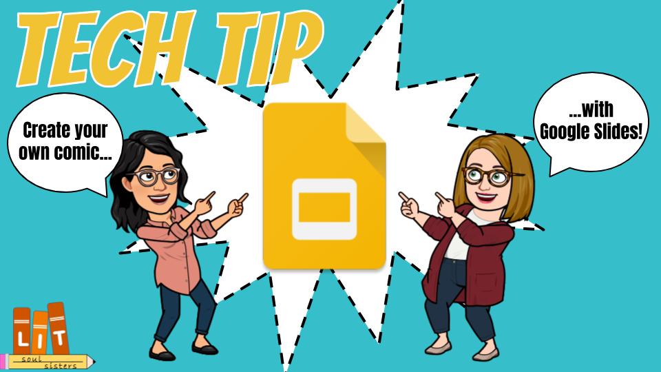LitSoulSisters's tweet photo. Holy alliteration! It's #TechTipTuesday! We are starting a series based on our popular presentation, "Ka-Pow! Comics in the Classroom" &amp; the #digitaltool we use today is #googleslides @GoogleForEdu 

#edutech #LITLearning #gttribe #TechTips #tcea

https://t.co/PZdnGwWPn2 https://t.co/4p8LnwY7gs