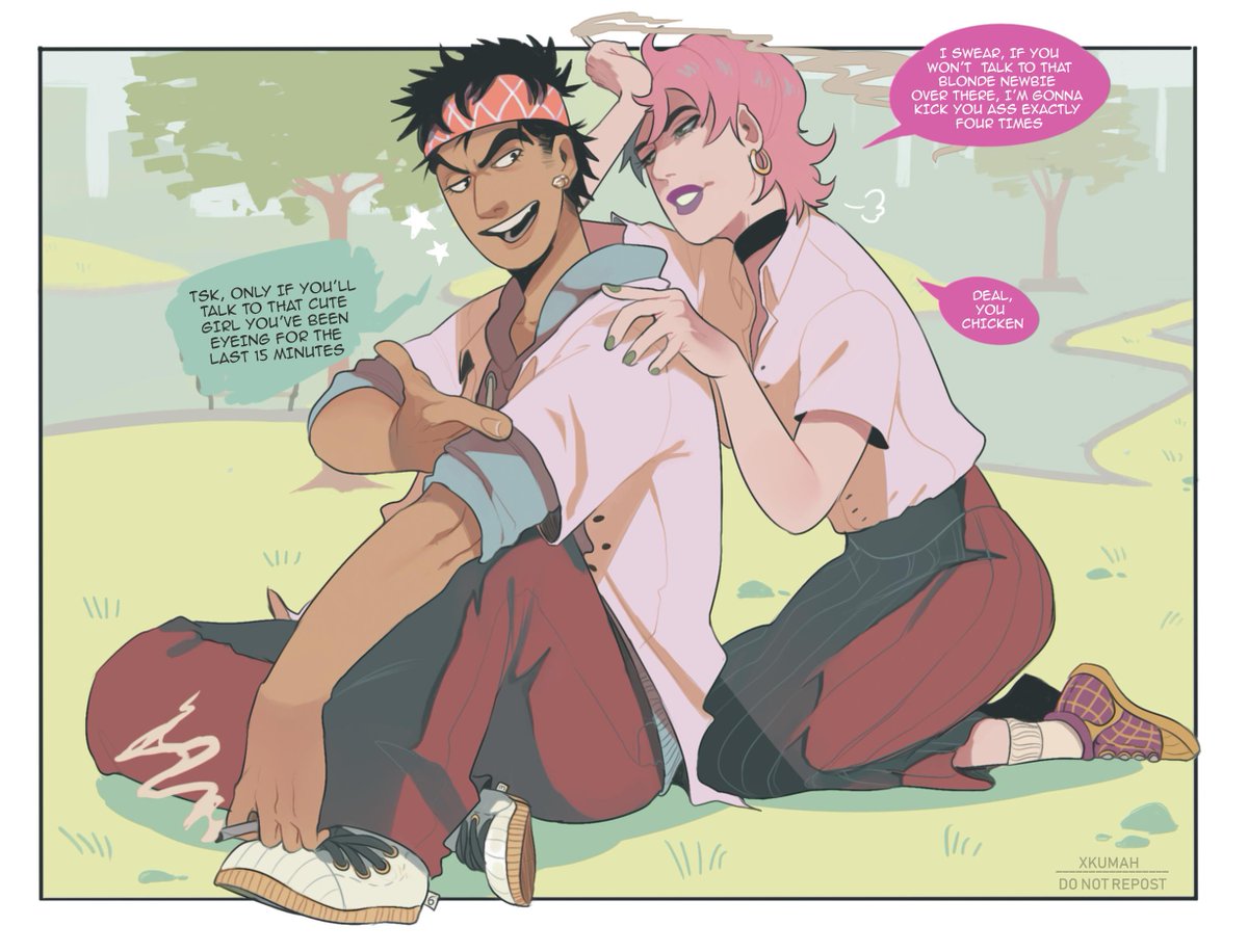 serving mlm and wlw solidarity in this high school AU 